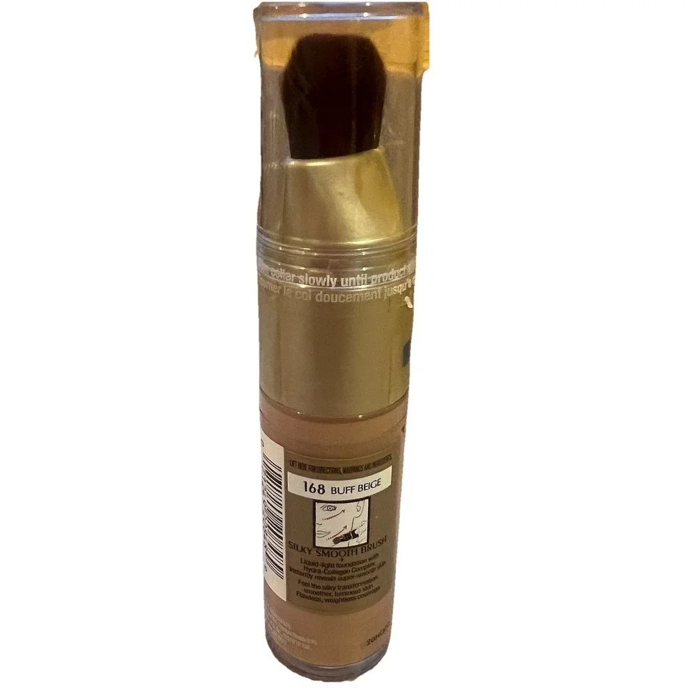 L'OREAL Visible Lift Smooth Absolute Foundation Buff Beige‎ #168 New Sealed